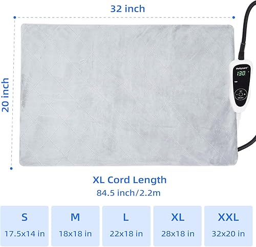 Miniatura 10 de pettycare Almohadilla térmica para mascotas para perros y gatos, calefacción eléctrica con cable envuelto en acero, temporizador de 25 niveles y