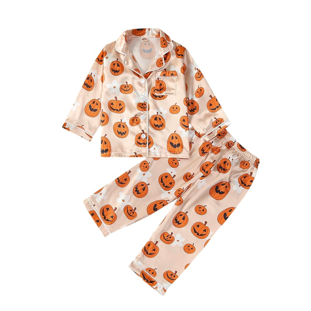 Amazon.com: Kayotuas Halloween Pajamas Toddler Girl Pumpkin