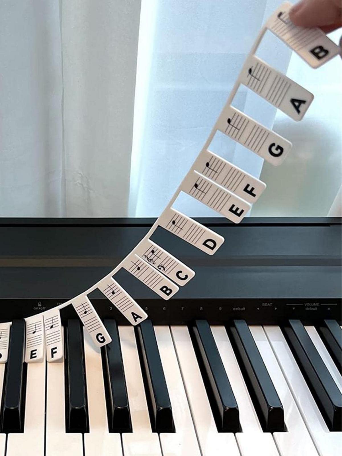 Buy Eastuy Piano Notes Guide For Beginner, Removable Piano Keyboard