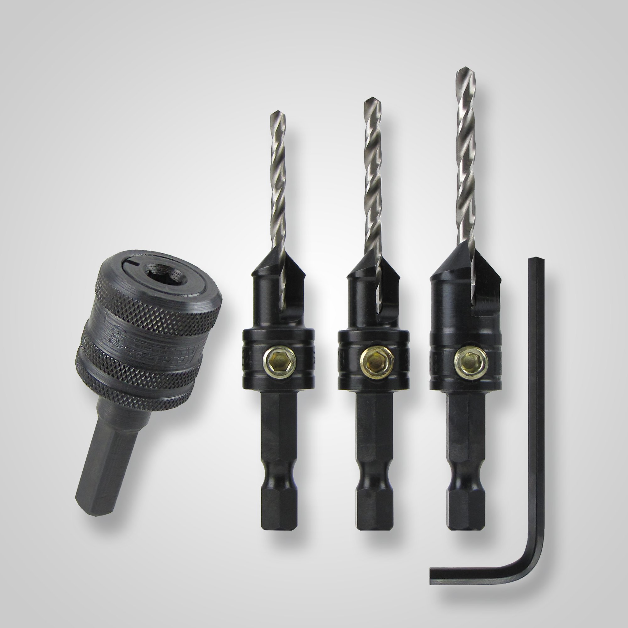 Snappy Countersink & Quick Change Chuck Drill Bit Set USA - Amazon.com