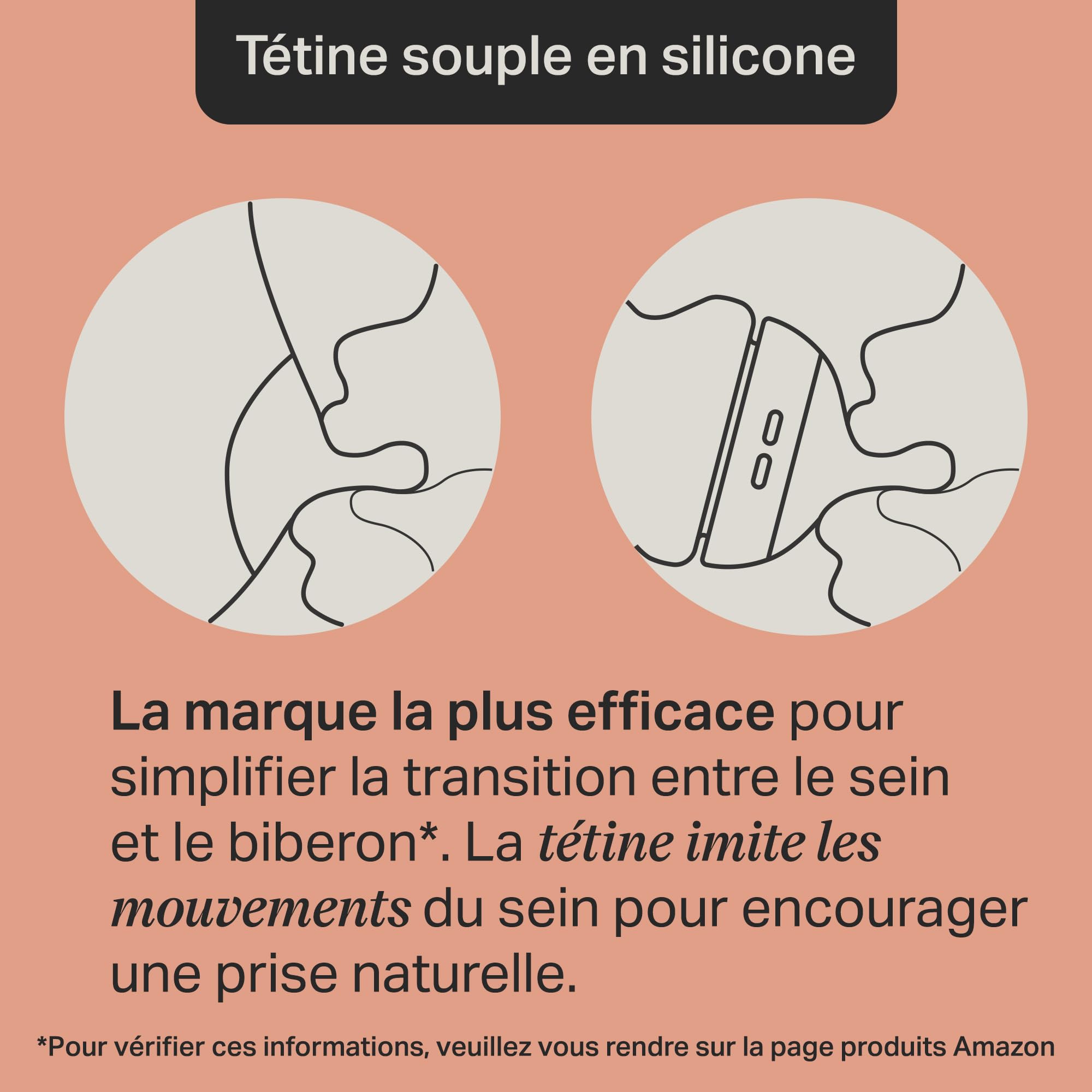 Tommee Tippee Biberons, Biberon Anti-colique Natural Start, étang, 260ml, lot de 6 avec tétine imitant la forme du sein pour une prise en bouche naturelle