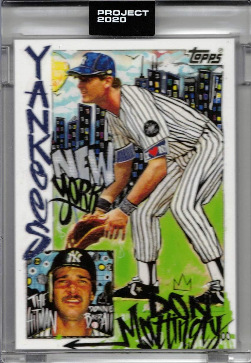 Topps Project 2020 Baseball Card #47 1984 Don Mattingly by King Saladeen - Only 2,763 made!
