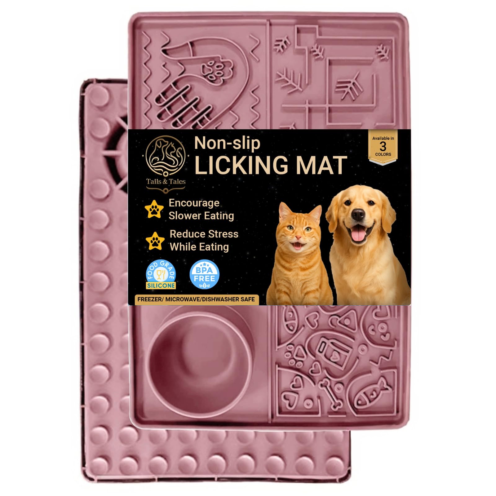 Tapis d'entraînement au toilettage Tails & Tales pour le bain du chien