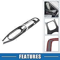 Vista 4 de Cubierta para panel de palanca de cambios de automóvil, cubierta de marco de consola para Toyota Corolla 2019-2021 de acero inoxidable