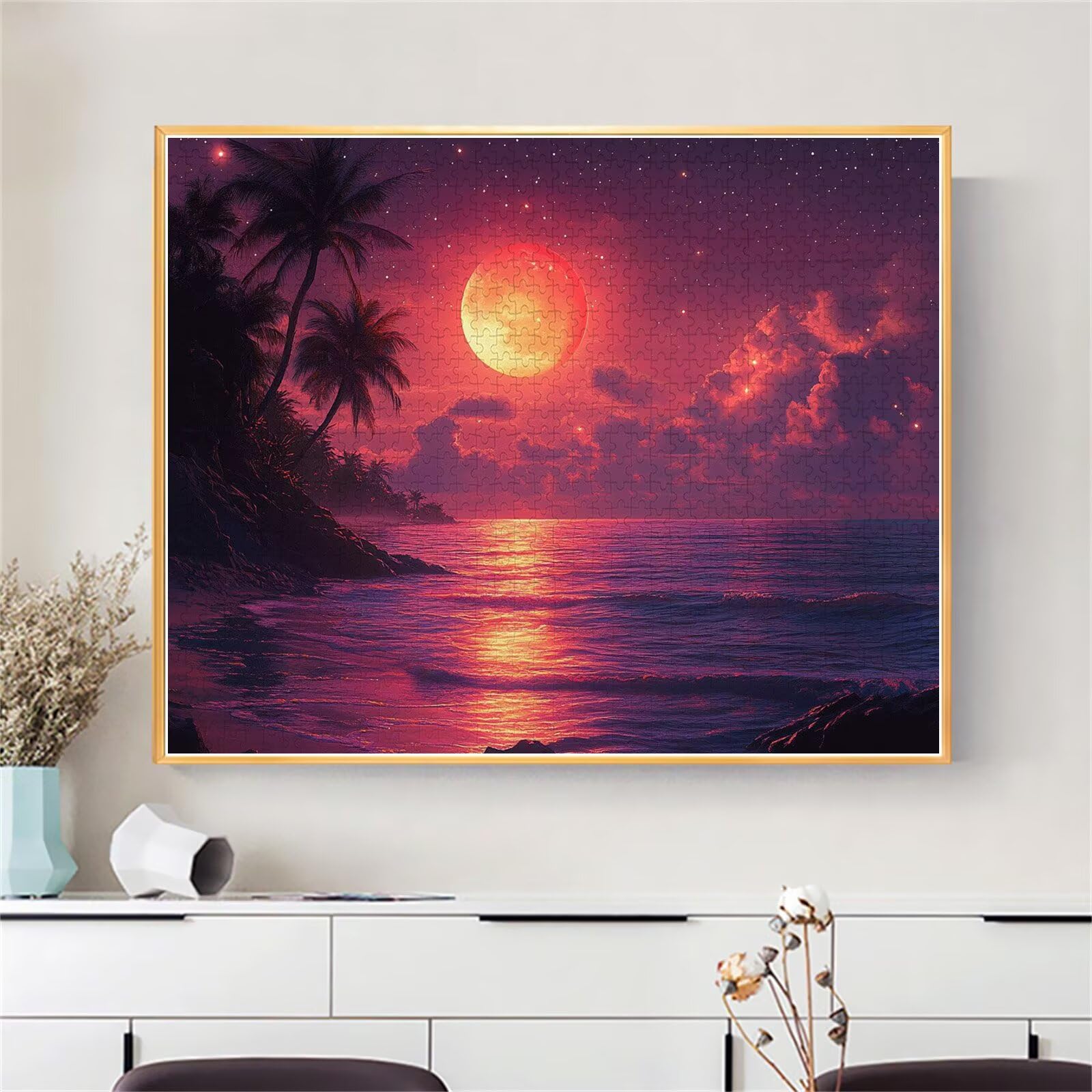Puzzle Erwachsene 2000 Teile Sonnenuntergang Sternenhimmel Educa Jigsaw für Kinder ab 8 Jahren Mädchen Jungen, Erwachsene Impossible Klassische Puzzles Schwer, Anspruchsvoll Spielspaß 70x99cm t-608