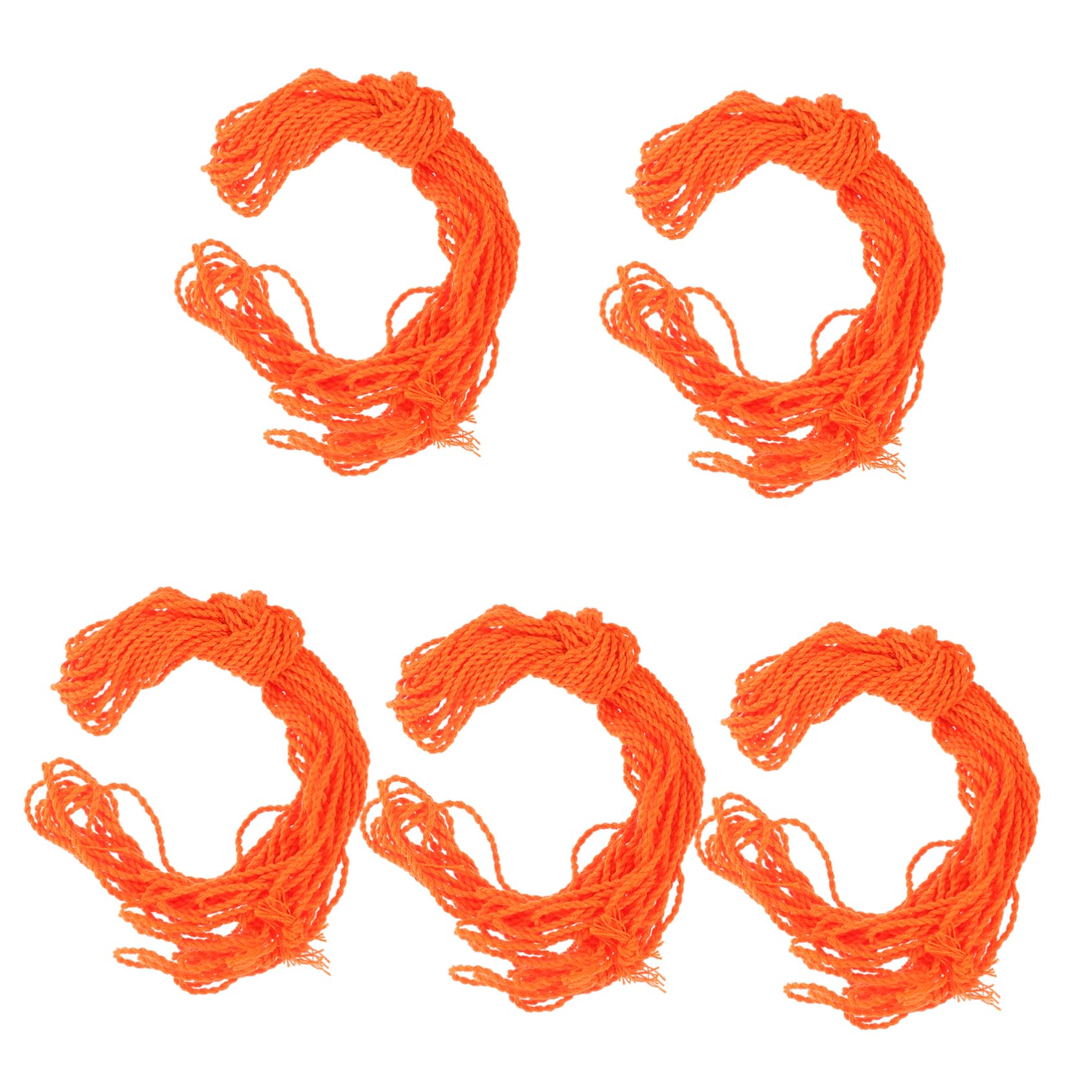 SUPVOX 50pcs Strings Set Yo-yo Rope Yo-yo Balls Ropes Indoor Colored Colorful Blue Replacement First Yo-yo Balls Supplies Yo-yo Supplies Orange Nylon
