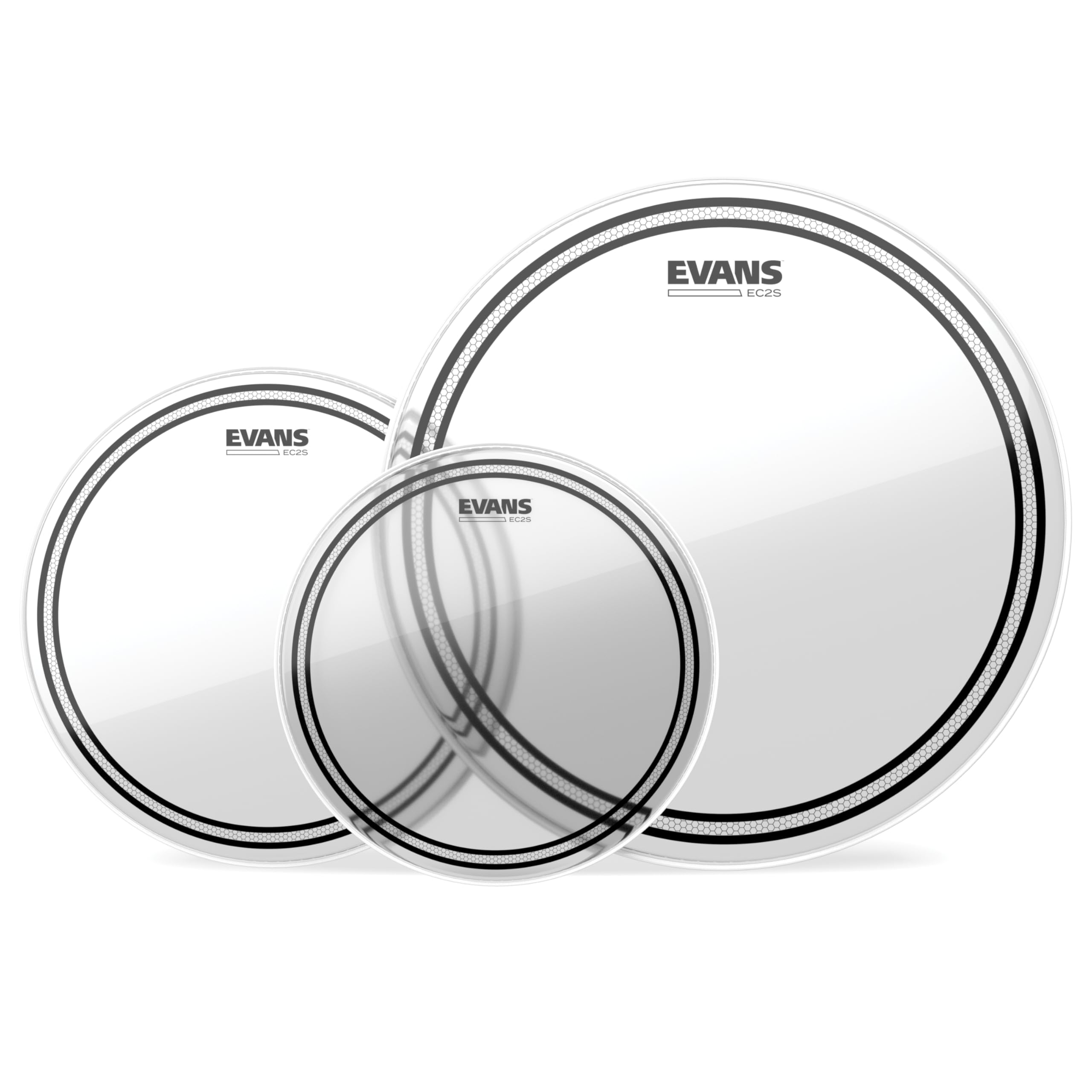 Evans EC2 12, 13, 16 inch Standard Tom Pack - Clear