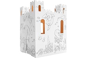 Easy Playhouse Sand Castle - Durable Indoor & Outdoor Art & Craft Activity