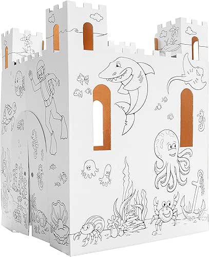 Easy Playhouse Sand Castle - Kids Art & Craft for