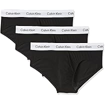Calvin Klein Uomo Slip Hipster Confezione da 3 Intimo, Nero (Black), XL