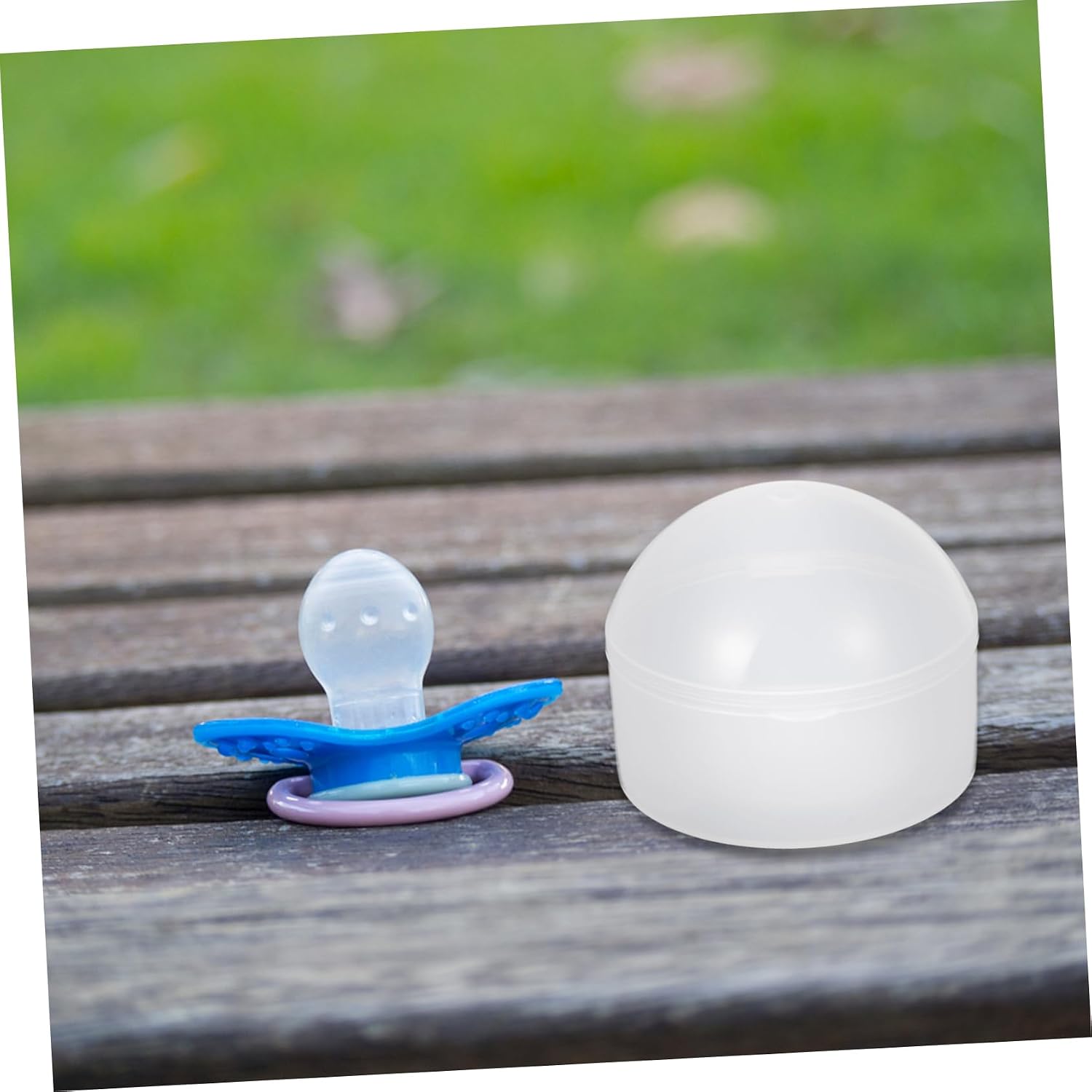 ERINGOGO 10pcs Storage Box Cases Pacifiers Boy Holder Container Holders Shield Case Clip Holder Cover Transparent Pp