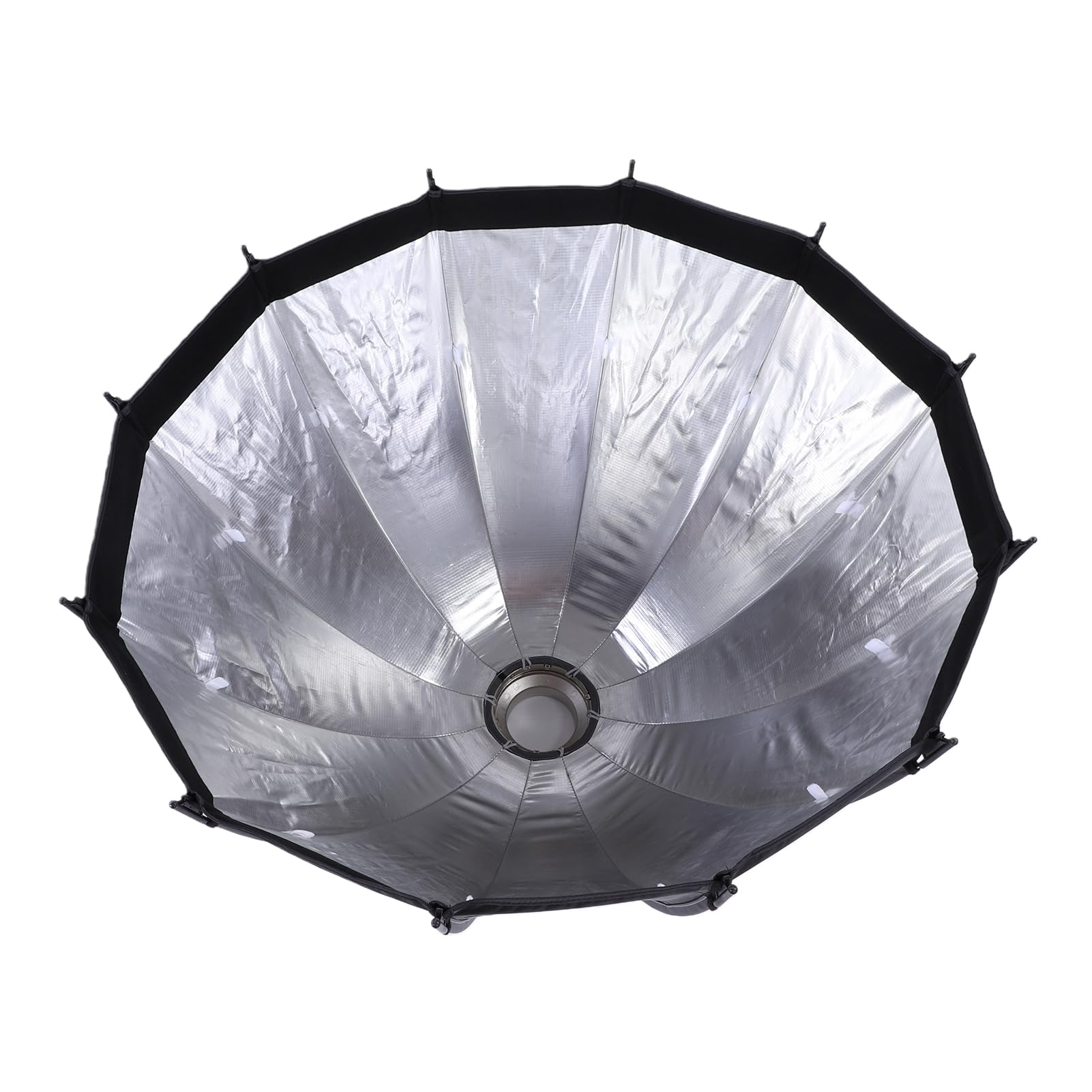 AMONIDA Softbox Parasolowy 90 Cm Paraboliczny, Szybko Zwalniany Softbox z siatką o Strukturze Plastra Miodu, Składany Modyfikator Oświetlenia do Portretowego Wideo Studyjnego Stroboskopowego LED