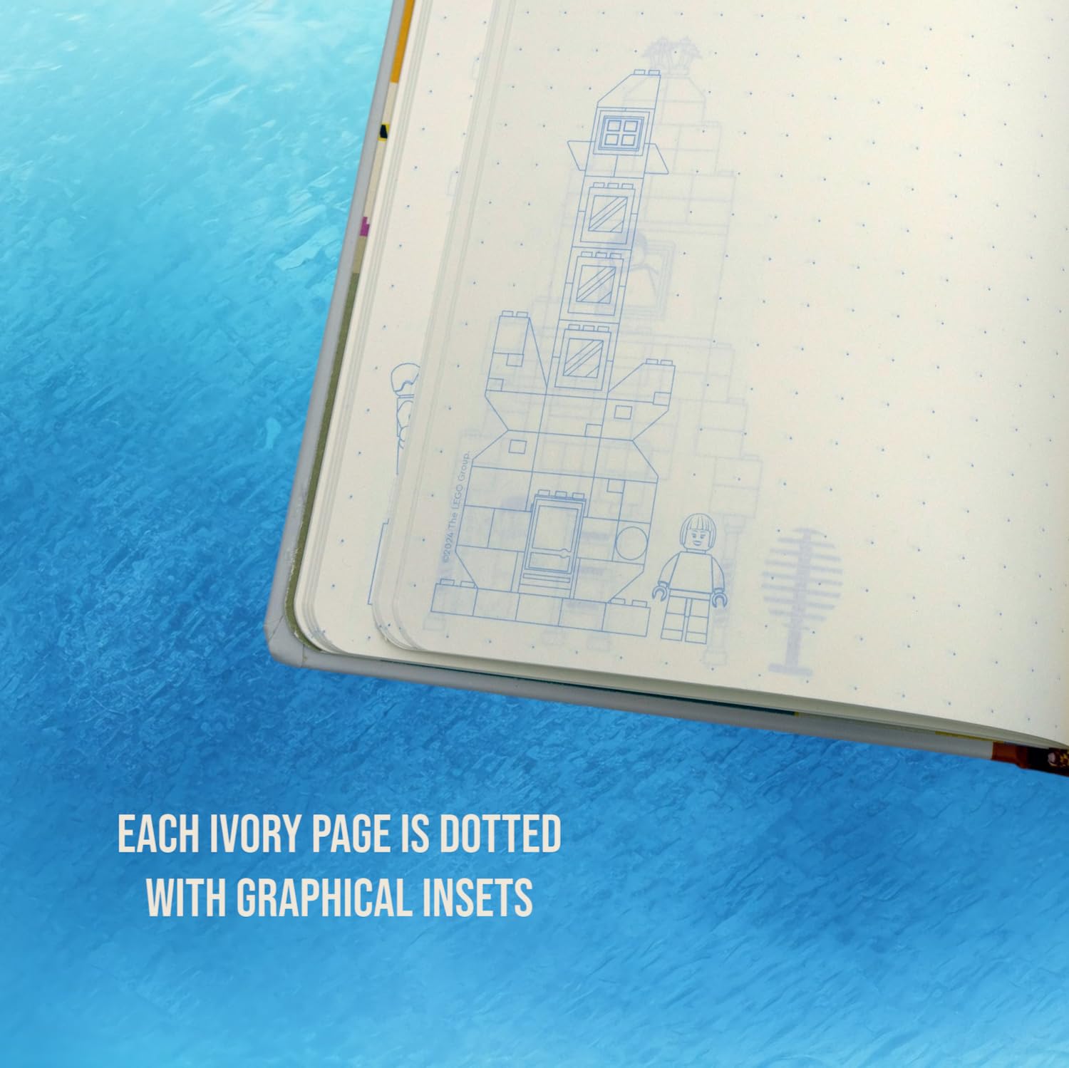 IQ LEGO Stationery Thoughts Reclaim & Recycle Dot Notebook z długopisem żelowym (53501)