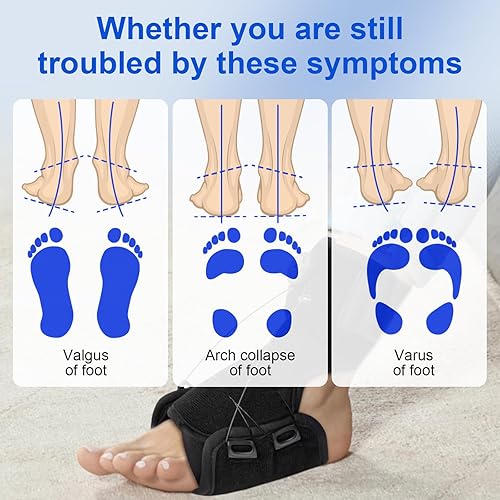 Miniatura 6 de Hotodeal Soporte de pie caído, soporte de elevación para caminar, alivia la inestabilidad de las extremidades inferiores por accidente