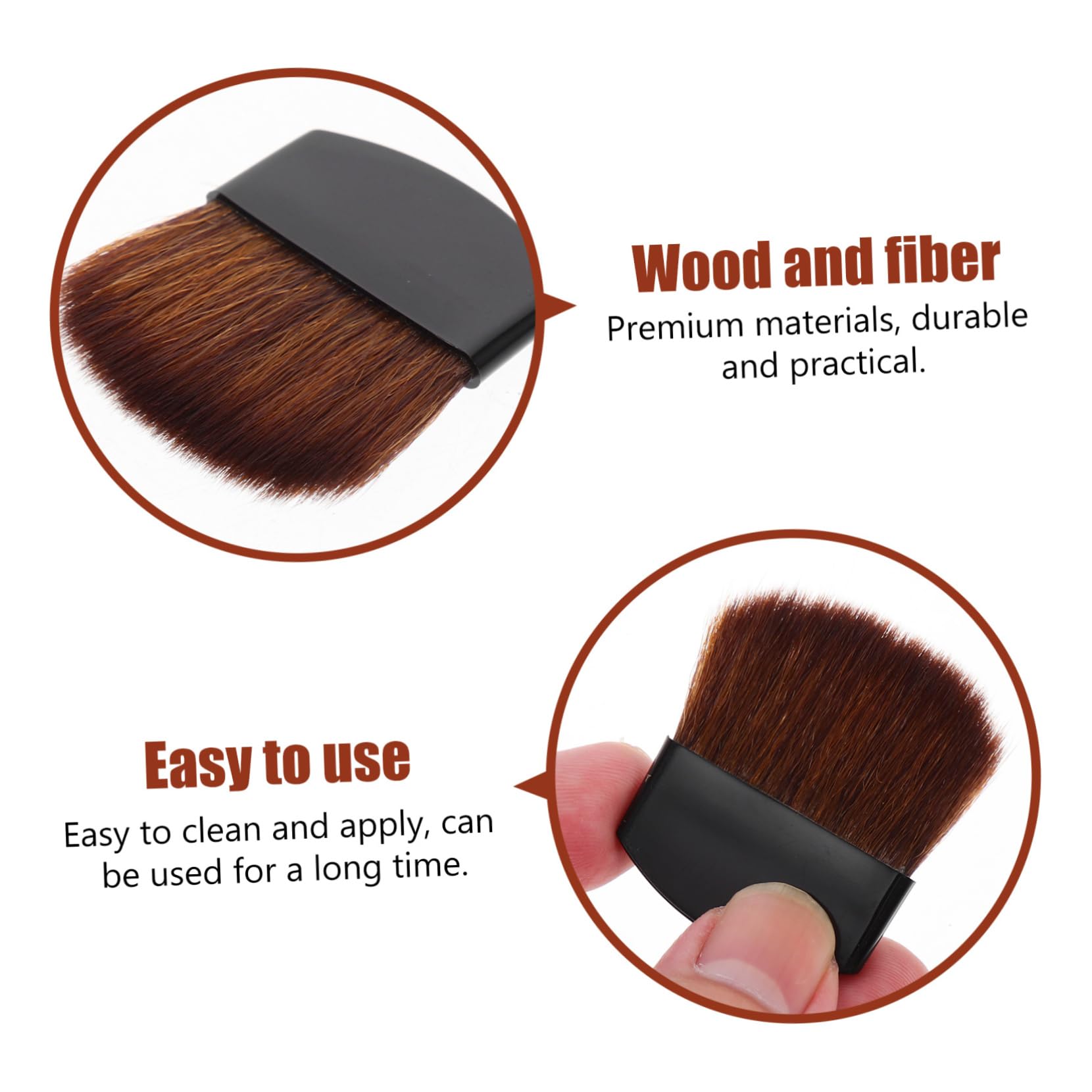 SHINEOFI 4 Juegos Mini Cepillo Rotuladores Acuarelables Rotulador Acuarelable Pinceles para Imágenes Pincel De Artista Multifunción Cepillo De Pintura del Hogar Madera Black 10 Uds * 4