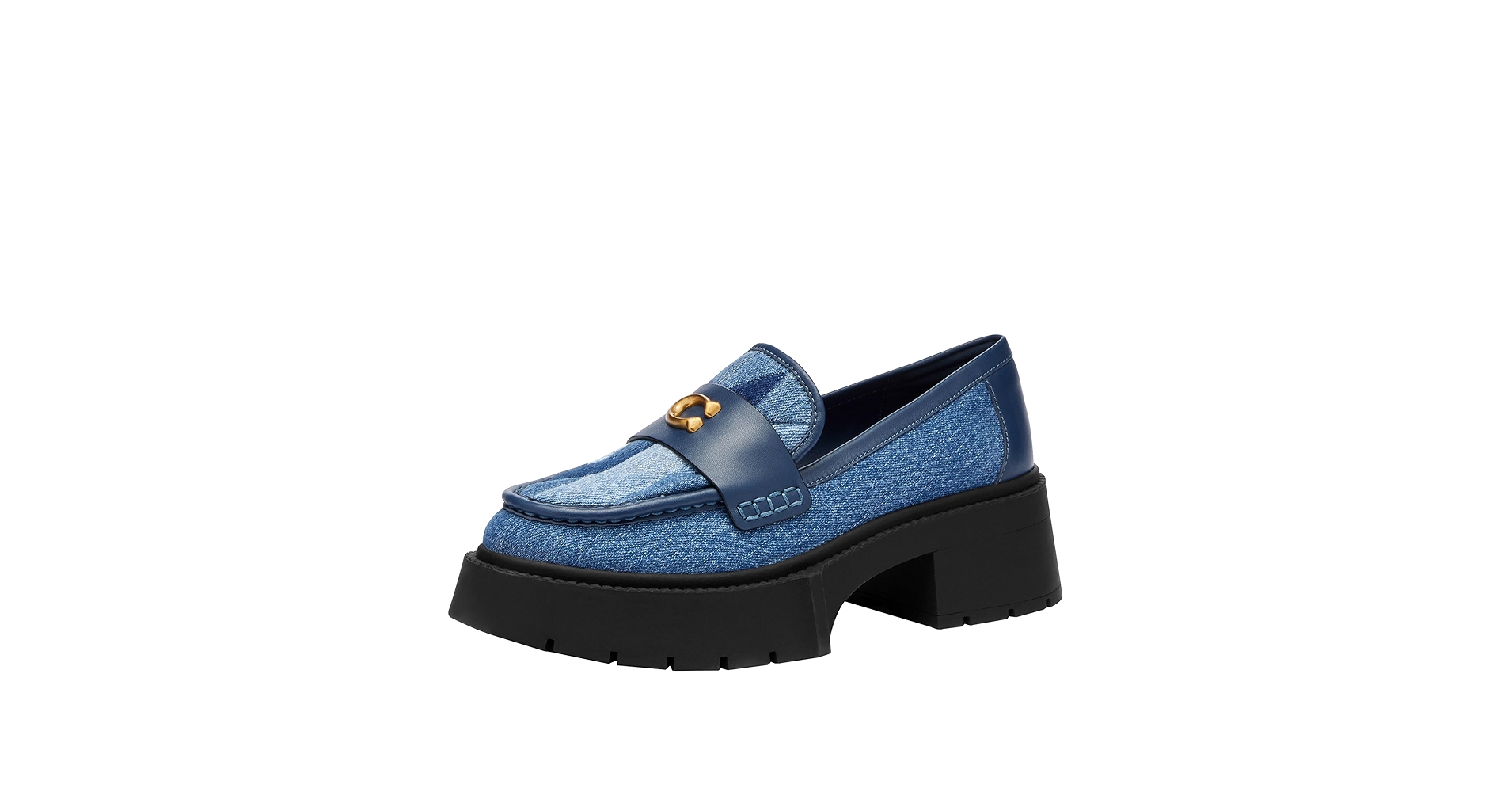 Amazon.com | Coach Women's Leah Platform Loafer, Charcoal