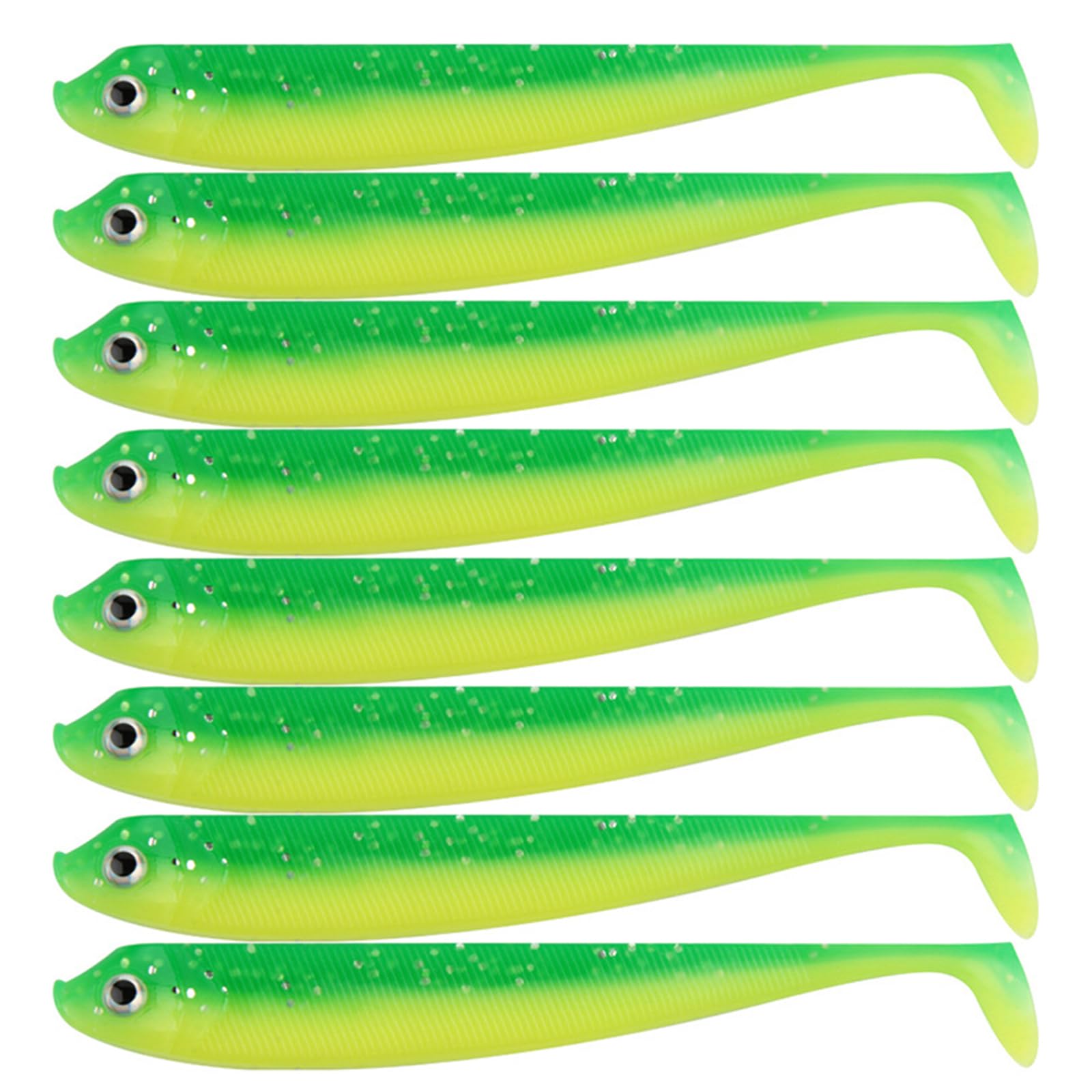 Apglsxy C 8Pcs Soft Fishing Lures 7.5Cm Artificial Baits Paddle Tail Swimbaits Fishing Lures For Trout T Tail Baits Saltwater