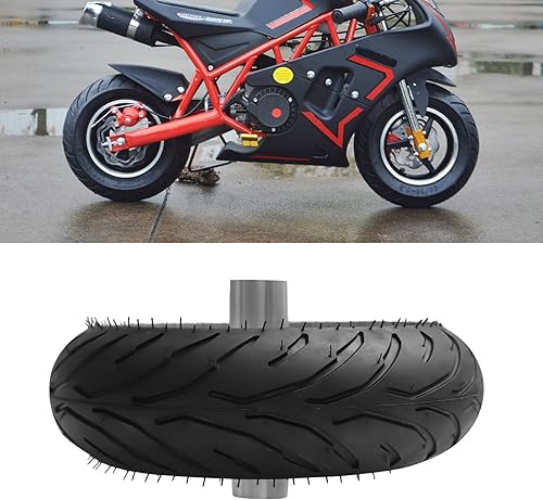 Miniatura 2 de Neumáticos para Mini Bike, 11050-6.5 Neumático de Goma para Pocket Bike, Llantas y Neumático Trasero para Mini Bike con Cámara de Aire Interior,