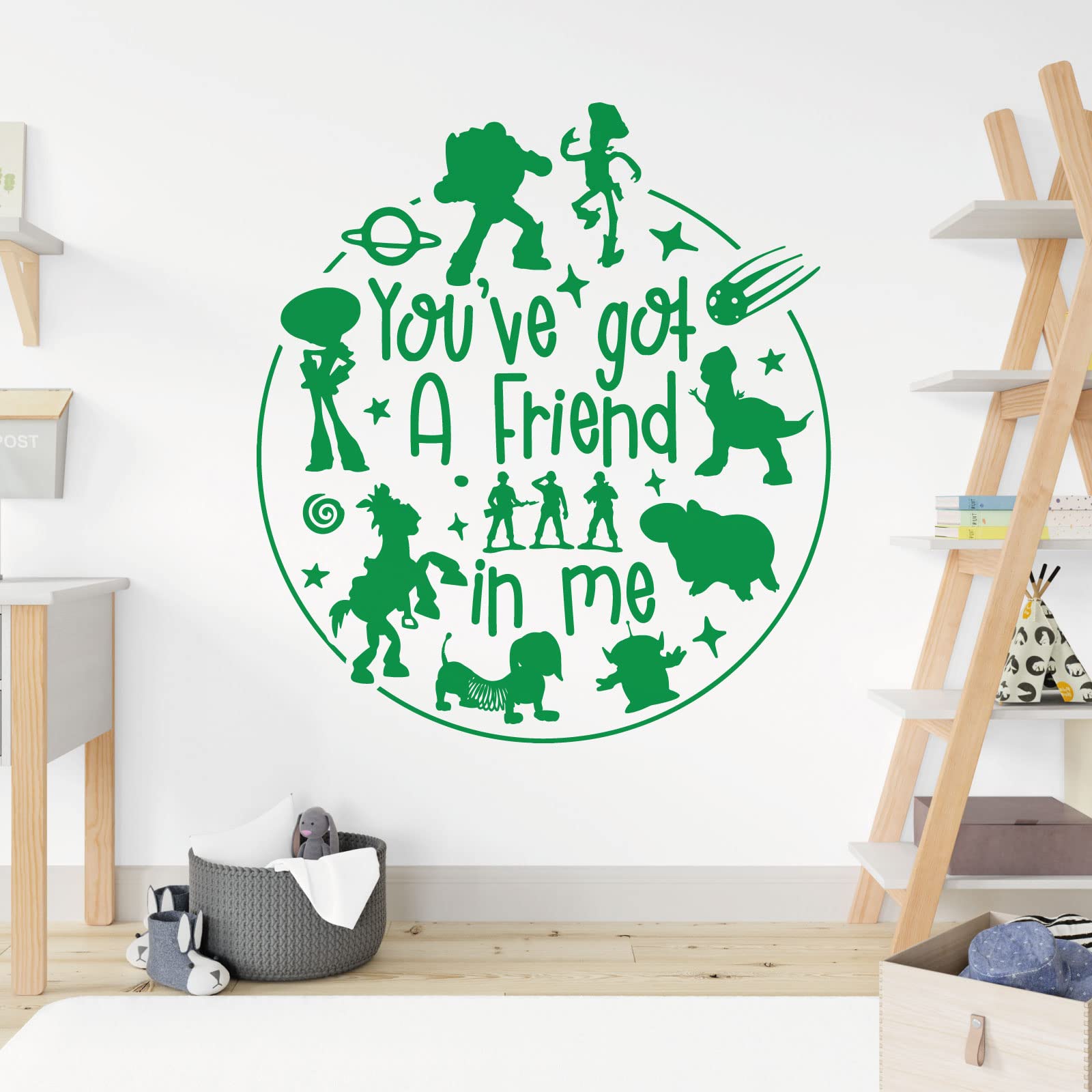You've Got a Friend in Me - Story Inspired Children's Vinyl Wall Decal Sticker [Large] [Cactus] — image 1