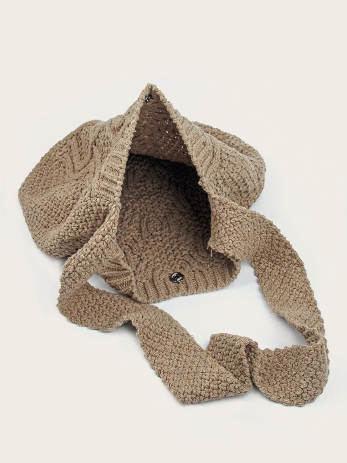 Verdusa Women's Crochet Shoulder HandBags Hobo Knitted Tote Bag Shopping Bags - Image 5