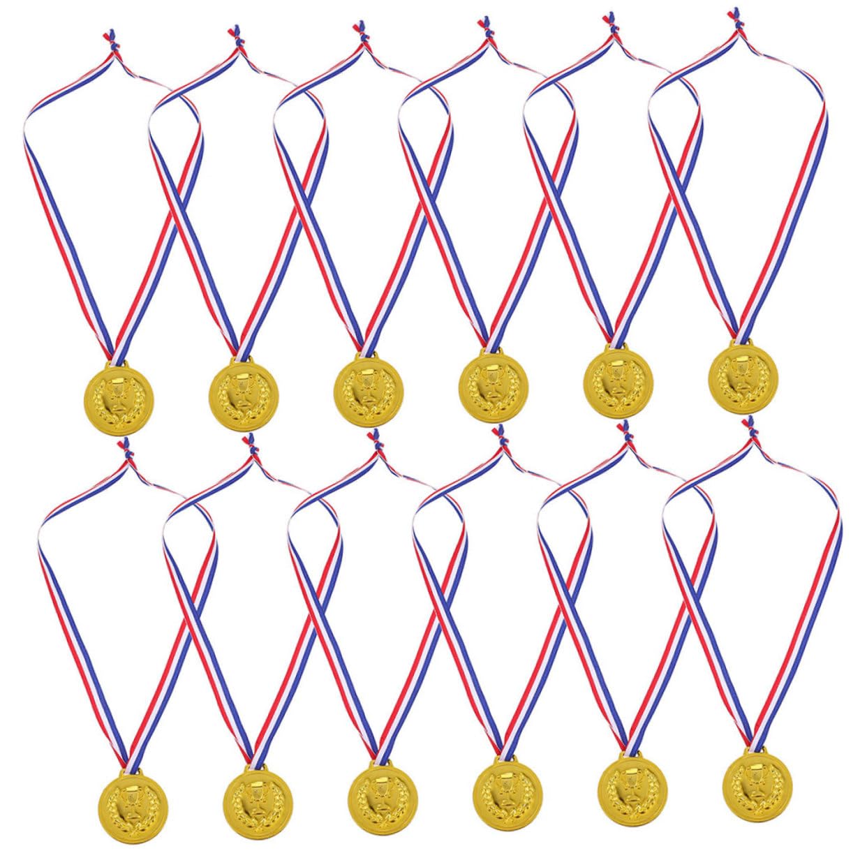 Zinco Medaglie Lega Pezzi Sportive di 50 in Oro per Bambini