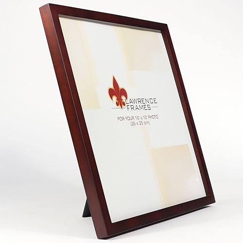 Miniatura 2 de Lawrence Frames 755910 Marco de fotos de madera espresso, nogal oscuro, 10 x 10 pulgadas