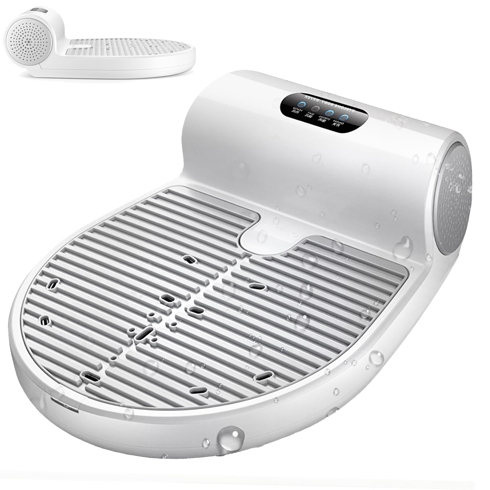 Sèche-corps 1350W pour salle de bain avec capteur et 2 vitesses d'air