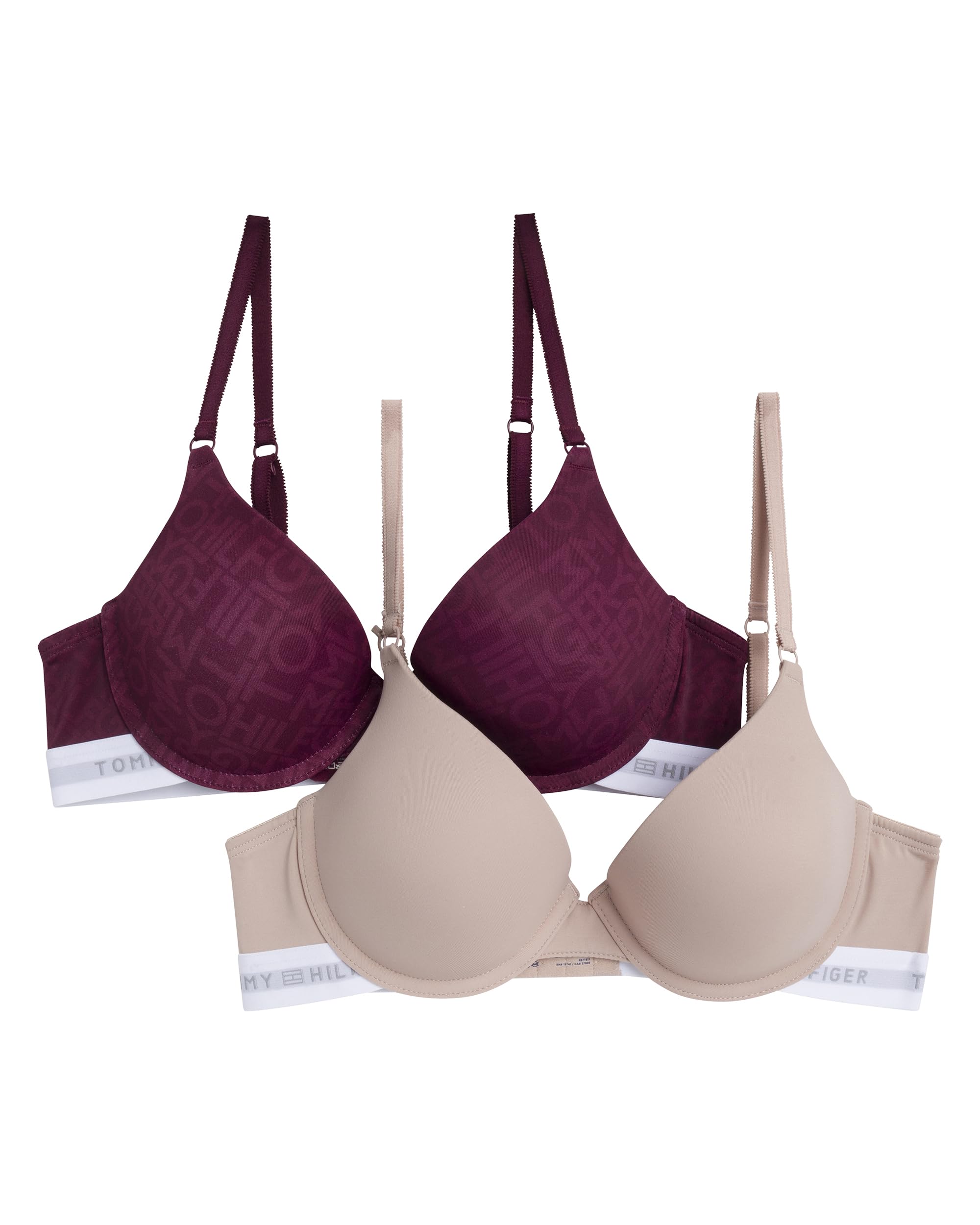 Womens Microfiber Push Up Bra 2-Pack