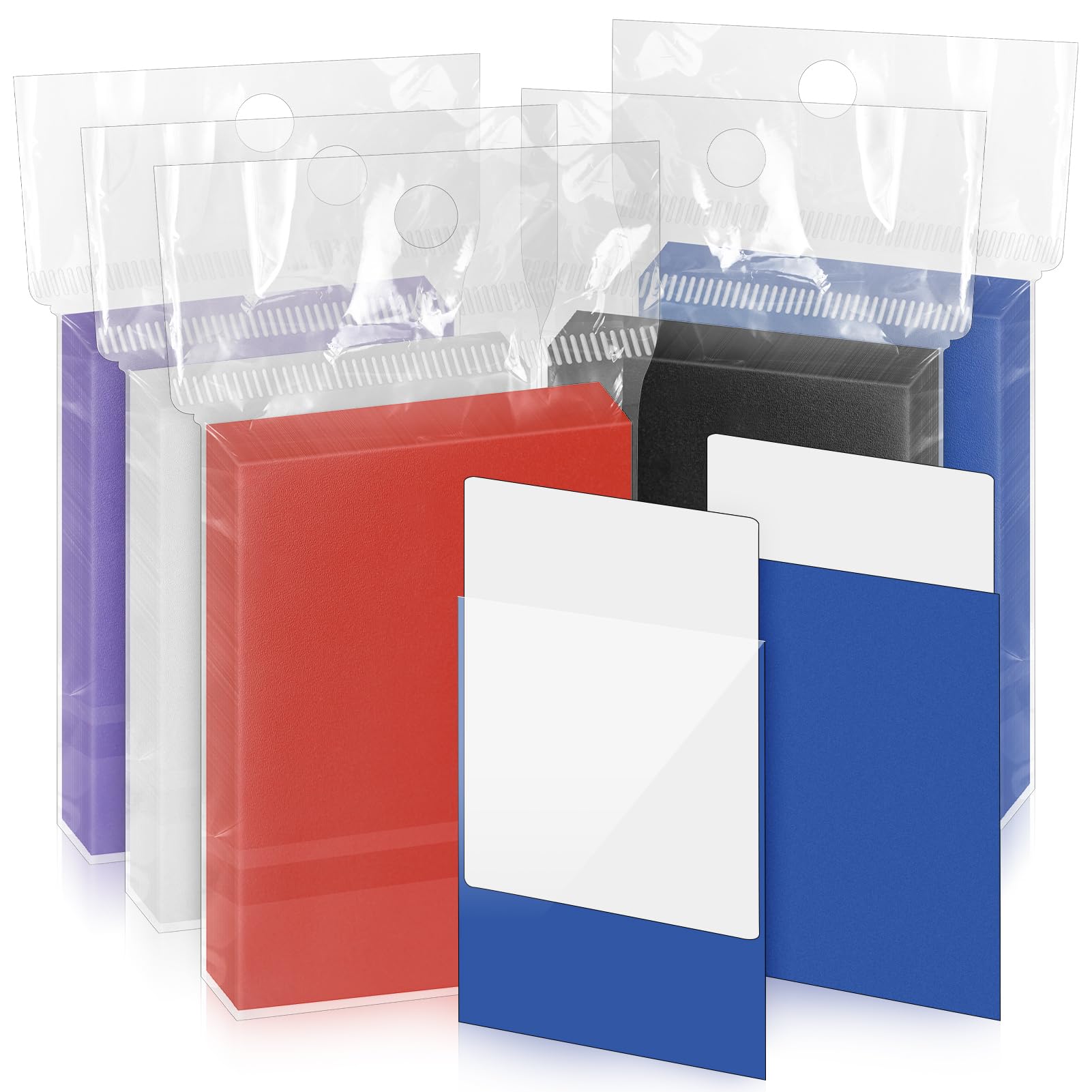 ViEinkaufen 500 Pcs Soft Sleeves, 66 x 91 mm Standard Size Trading Card Sleeves for MTG, TCG, Sports and Game Cards - Image 2