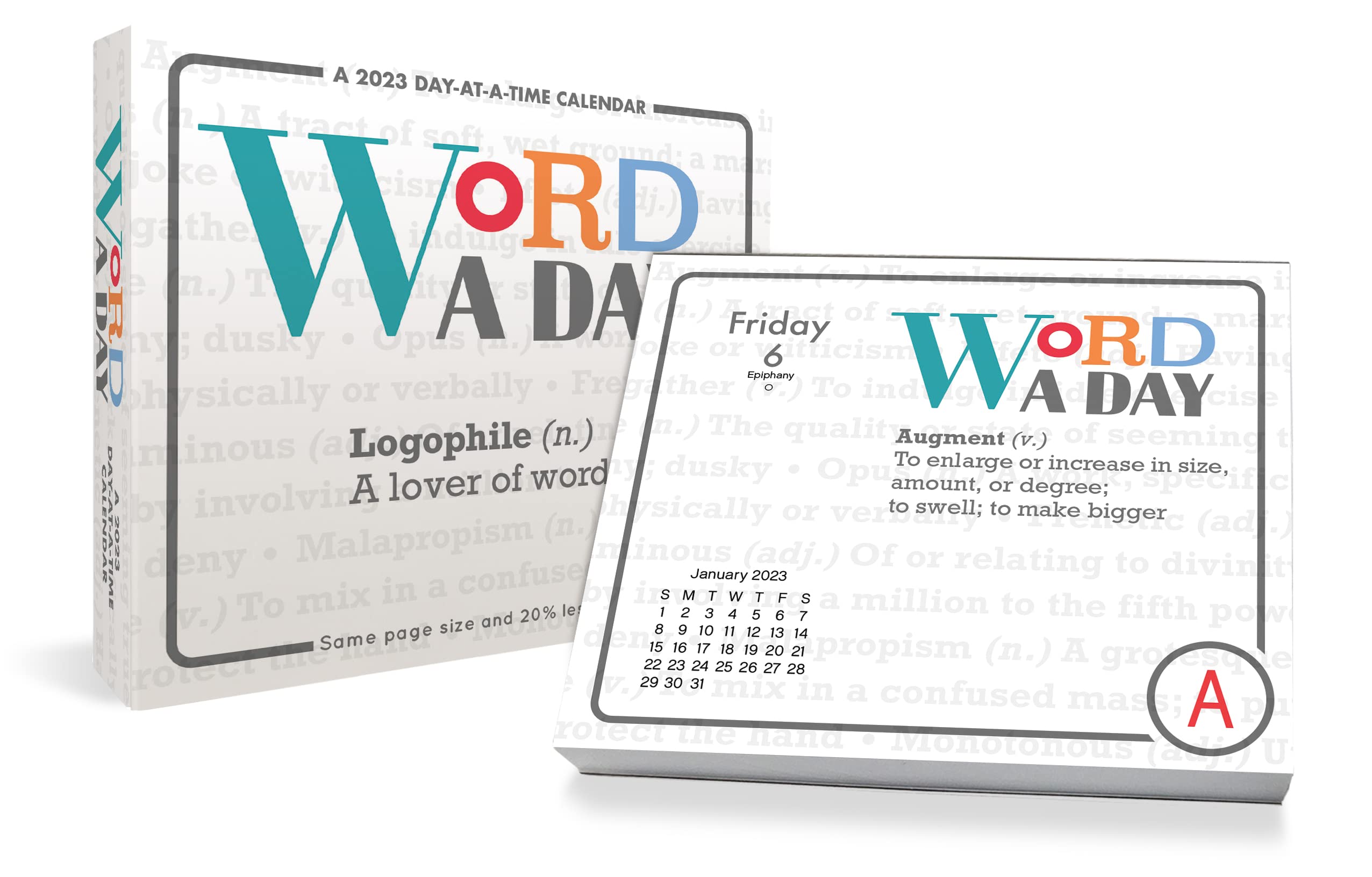Trends International2023 Word a Day Day-at-a-Time Box Calendar