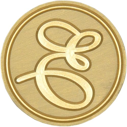 Miniatura 6 de Sello de cera letra A-Z, sello de sellado inicial del alfabeto para tarjetas de Navidad y Acción de Gracias, invitación de boda W-S-2 (letra E)