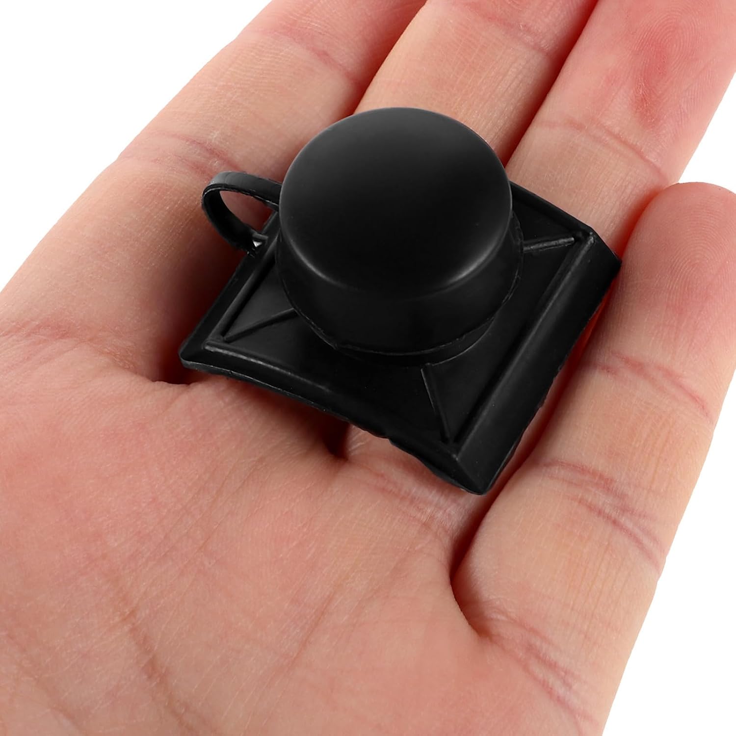 100pcs Black Plastic Waterproof Roof Screw Caps with Drill Tail Screw Installation, Enhanced Stability Tile Fitting End Caps for Outdoor Retrofitting Projects,