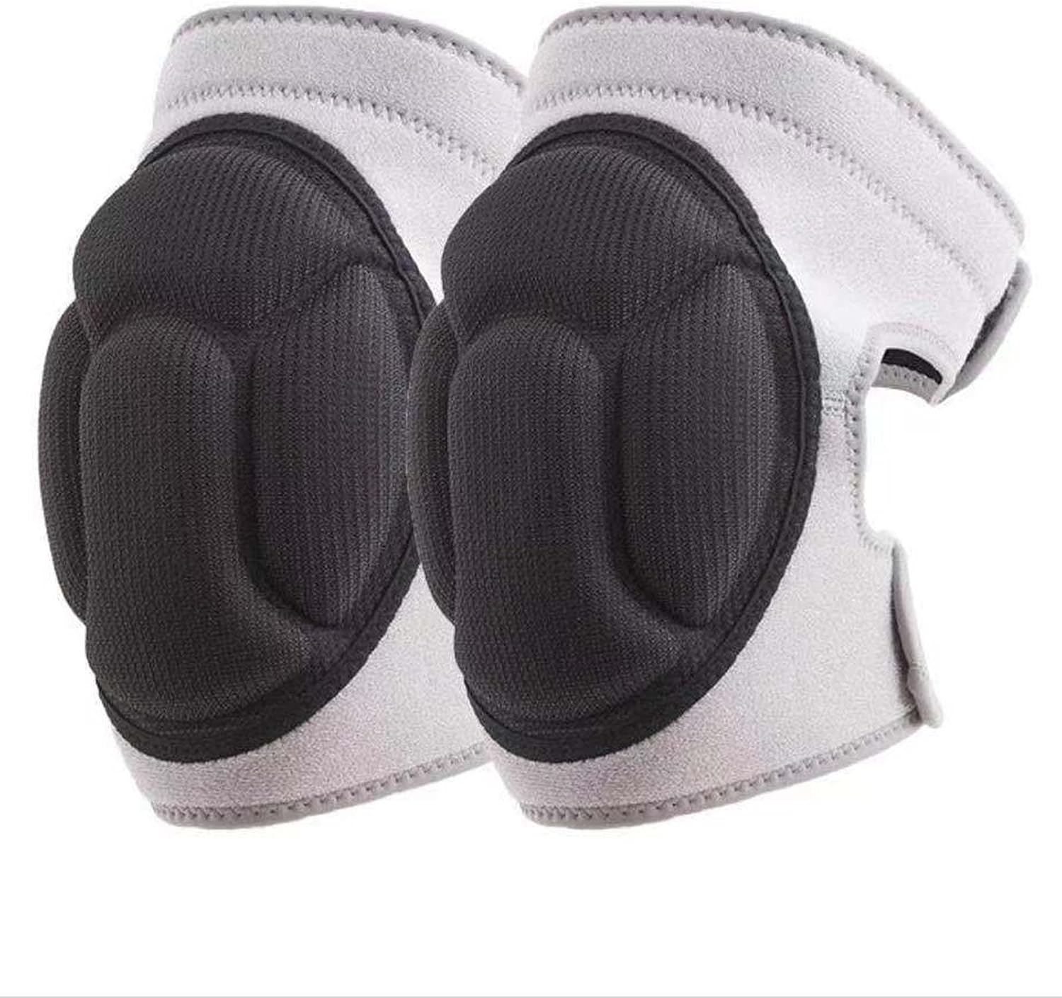 Men/Women Knee Pads for Cleaning,House Work,Scrubbing Floors,Gardening Kneeling Cushions for Roofing Carpet Installations Welding,Adjustable Flooring Knee Protectors Cushion,Grey,L : Everything Else