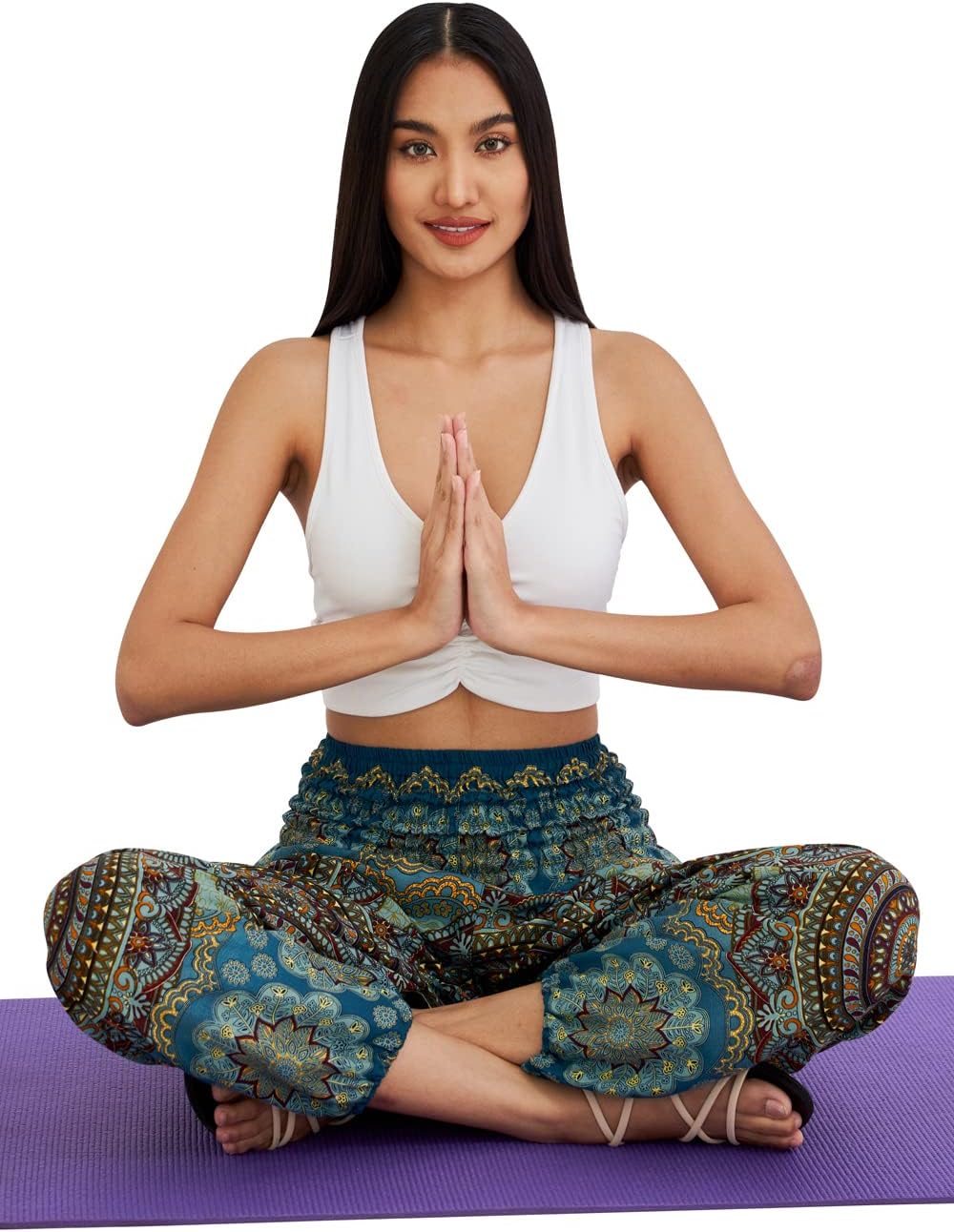 Joob Joob Boho Pants for Women - Hippie Harem Pants Women - Womens Yoga Pants – Comfy Bohemian Flowy Hippie Clothes - Image 7