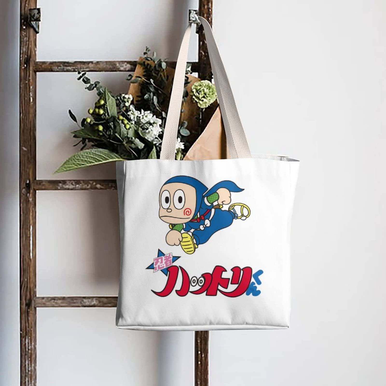 Amazon.co.jp: 忍者ハットリくん トートバッグ ショルダーバッグ 