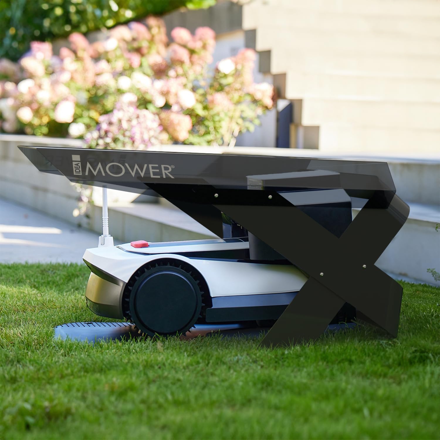 Idea Mower abri pour Robot Tondeuse Möbius Compatible avec ECOVACS Goat G1, Protection Contre Les intempéries en Polycarbonate