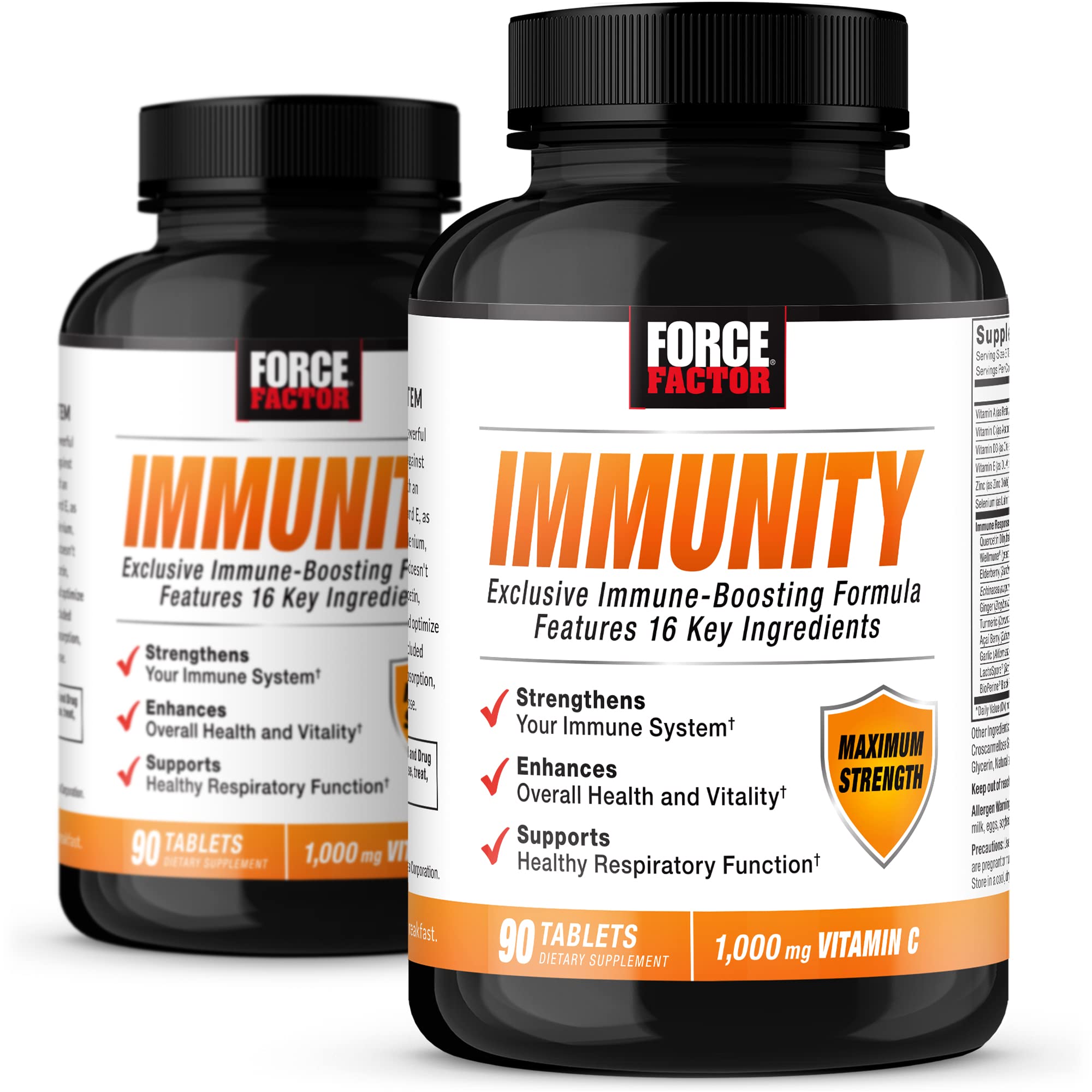 Amazon.com: Force Factor Immunity, 2-Pack, Immune Support Booster