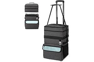 Cooler with Wheels, Rolling Cooler for Easy Transport