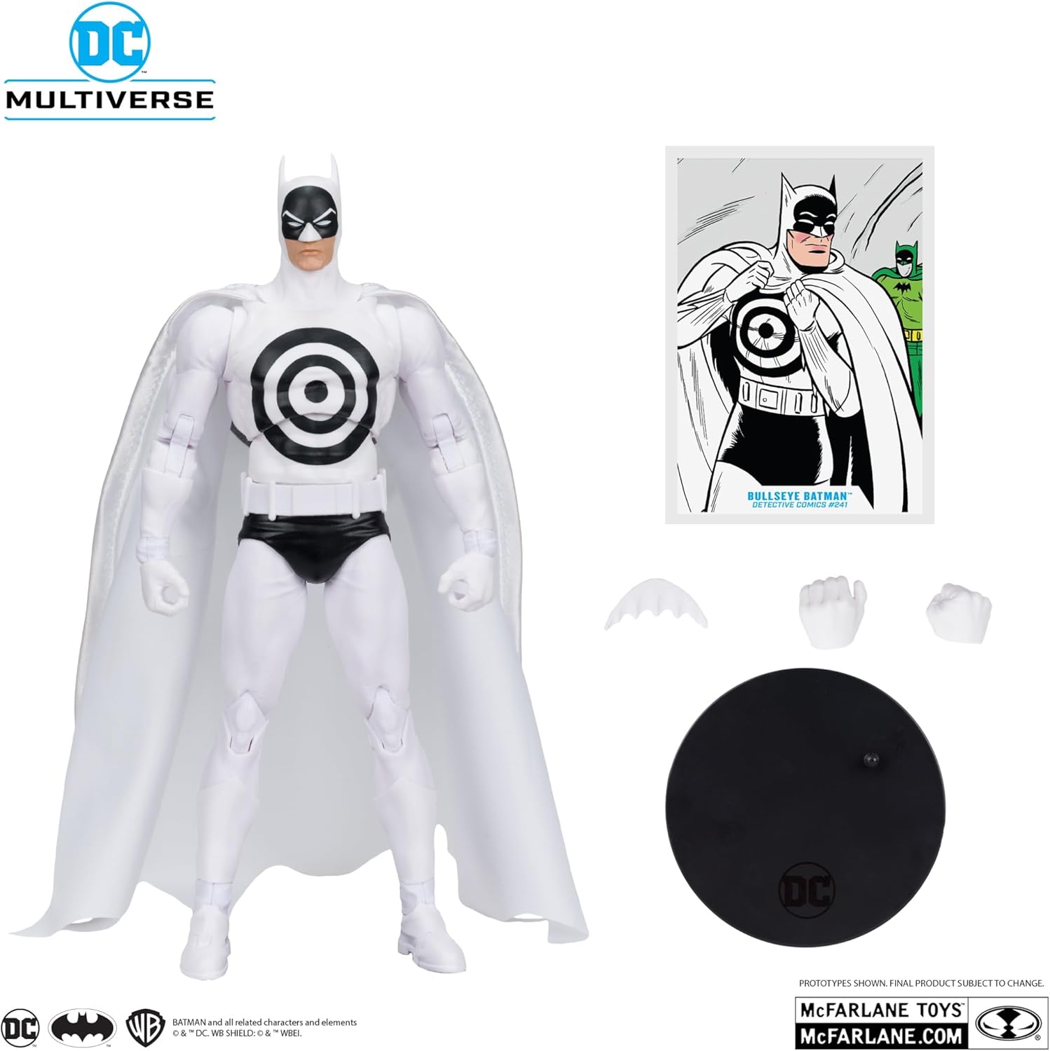 DC Multiverse Detective Comics 7 Inch Action Figure Exclusive - Bullseye Batman Platinum