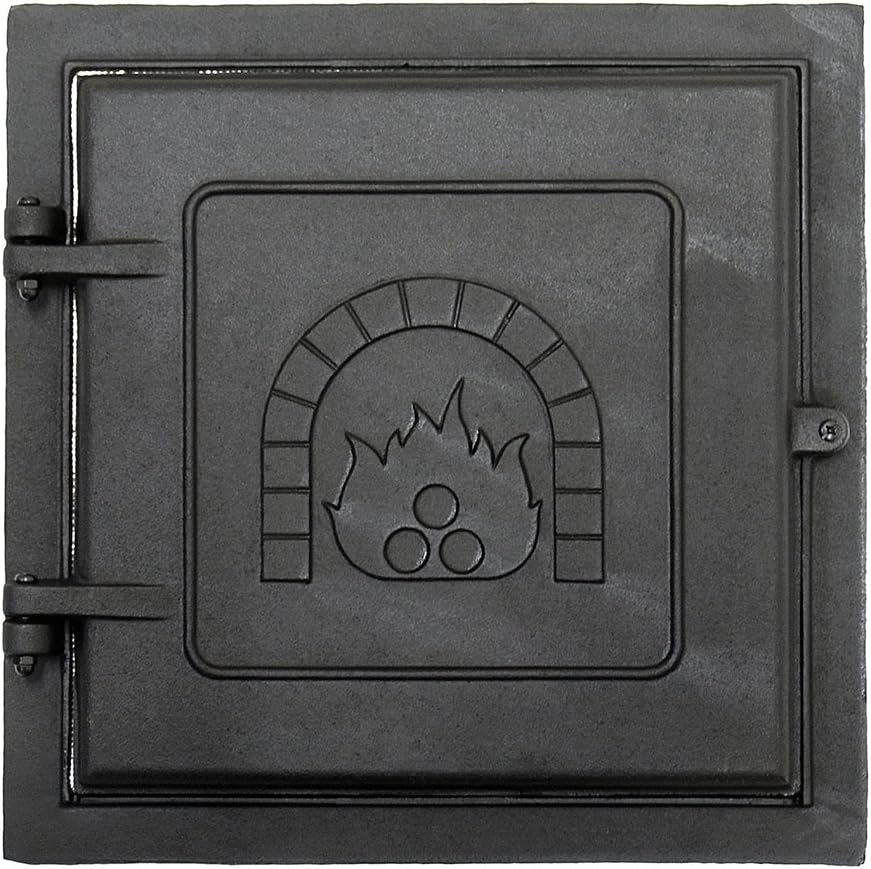 Minuteman International Cast Iron Clean-Out Door, 12 by 12-Inch
