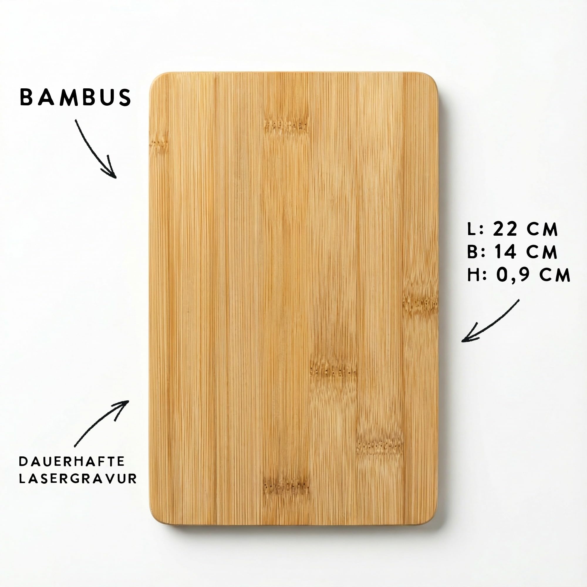 Bambus Frühstücksbrettchen Set 2er personalisiert – Geteiltes Herz & Namensgravur – Geschenk für Paare, Valentinstag, Jahrestag