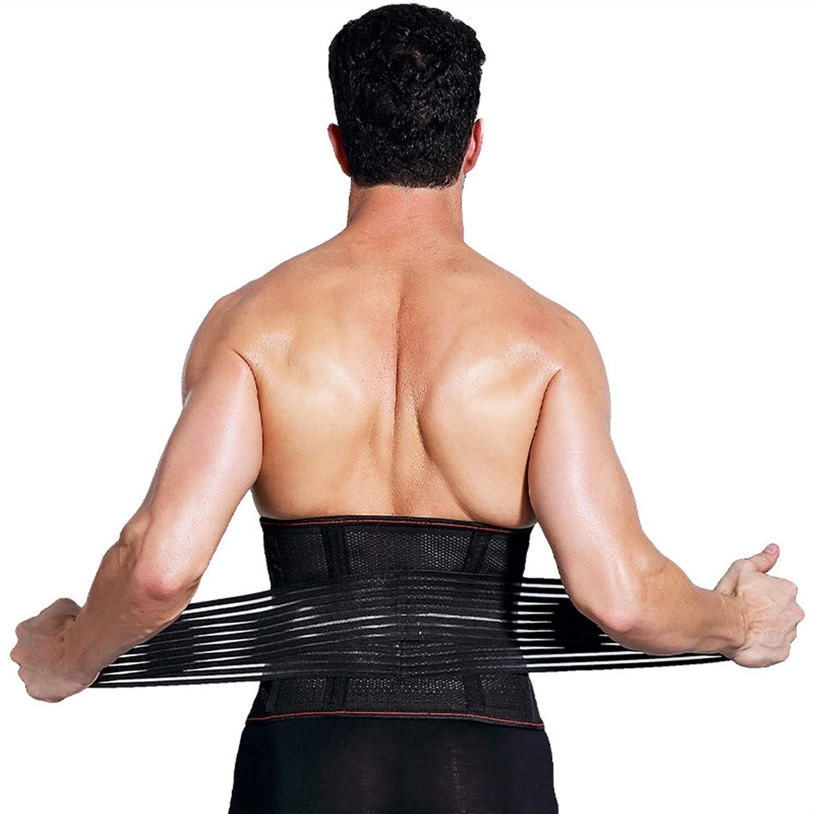 MMRTDJDR Cintura di Supporto per la Schiena Cintura Traspirante Fascia Dimagrante Fascia Sportiva per ernia del Disco, Sciatica, Supporto Lombare per Uomini e Donne Sollievo dal Dolore Lombare