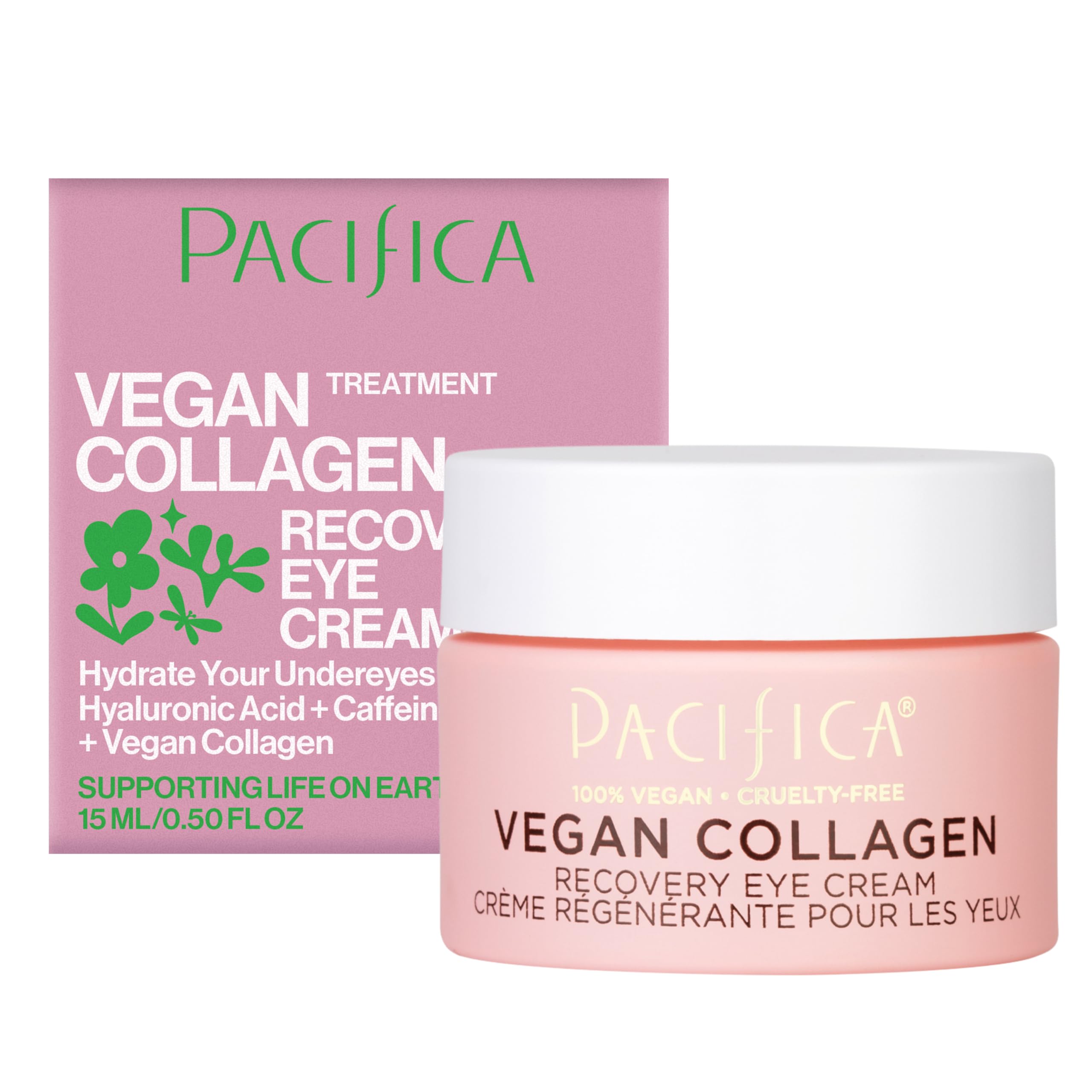 Pacifica Vegan Collagen Recovery Eye Cream For Women 0.5 oz Cream