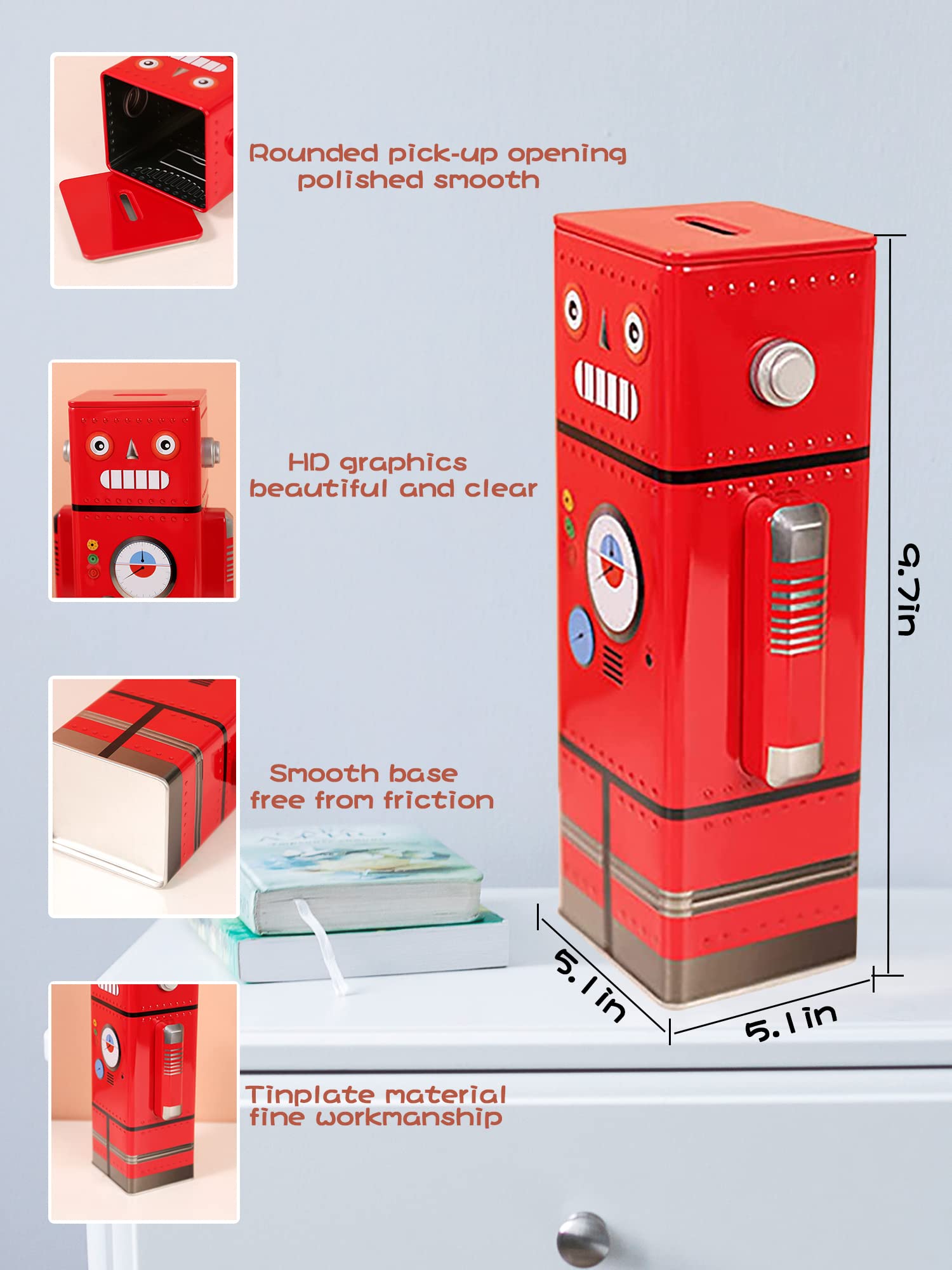 Amazon.co.jp: 男の子用貯金箱 パーソナライズされた貯金箱 大きな