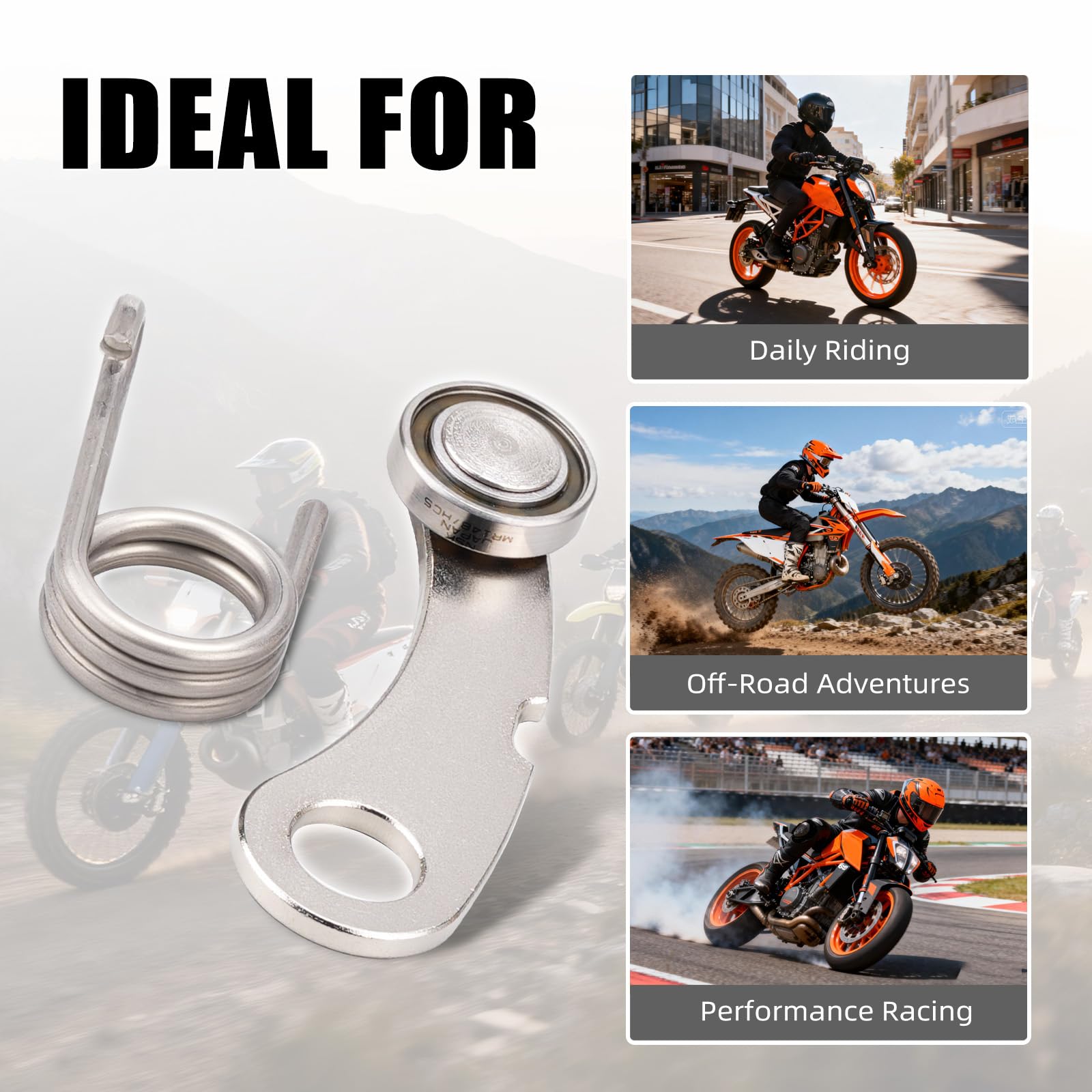 NICECNC Hochleistungs-Schaltsatz, kompatibel mit KTM 690 Enduro/R 2008–2025, 690 Duke/R 2008–2018, kompatibel mit Husqvarna 701 Enduro/Supermoto 2016–2025, Siehe Ausstattung