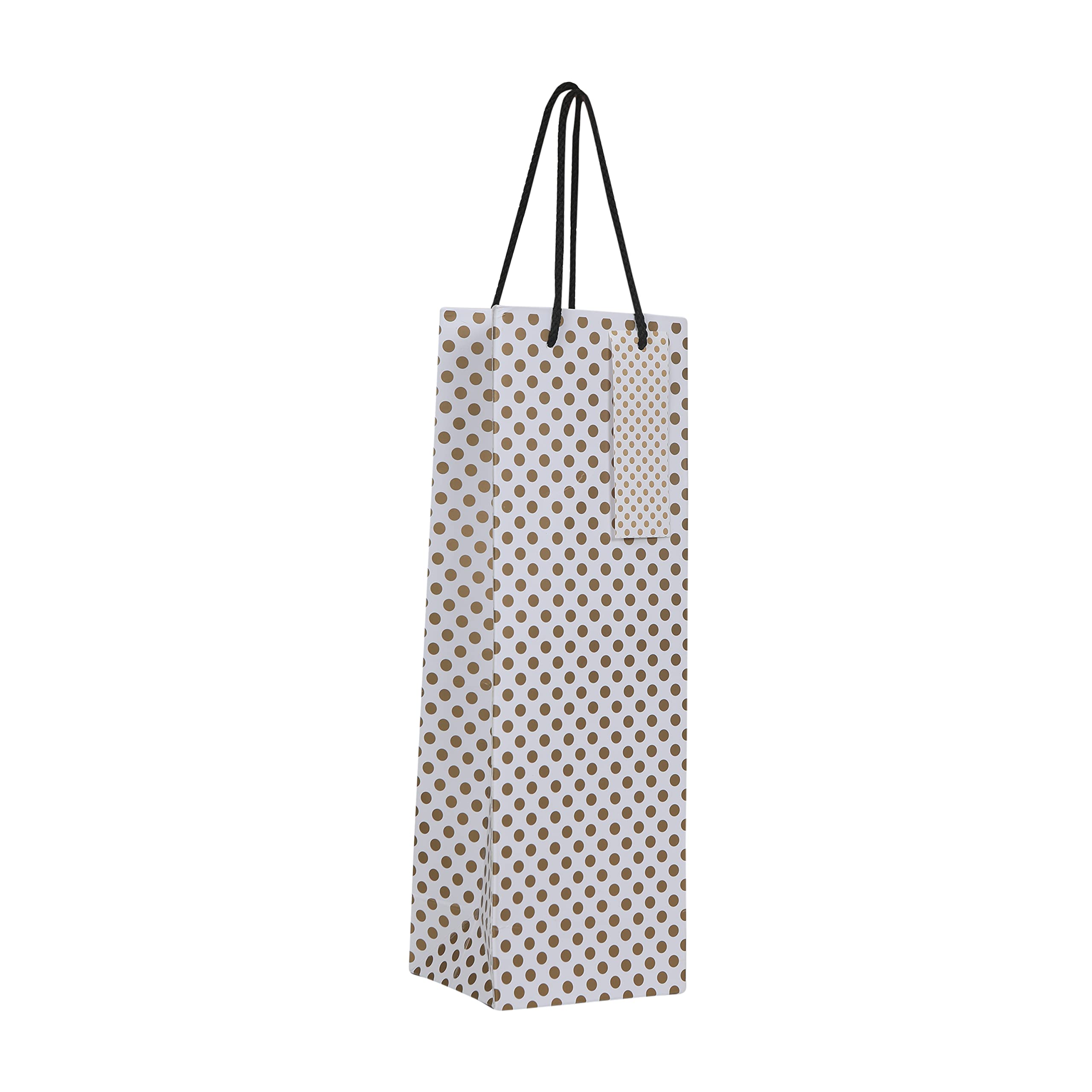 See full amazon price history chart for Wine Gift Paper bag| Golden Polka Dots | Hampton Local Wine bottle gifting paper carry bag made of thick paper (14 X 5 X 3.5 Inches) Pack of 5. Wine Gift Paper bag| Golden Polka Dots | Hampton Local Wine bottle gifting paper carry bag made of thick paper (14 X 5 X 3.5 Inches) Pack of 5. (B0BBPJHSB5) Amazon Price History, Amazon Price Tracker