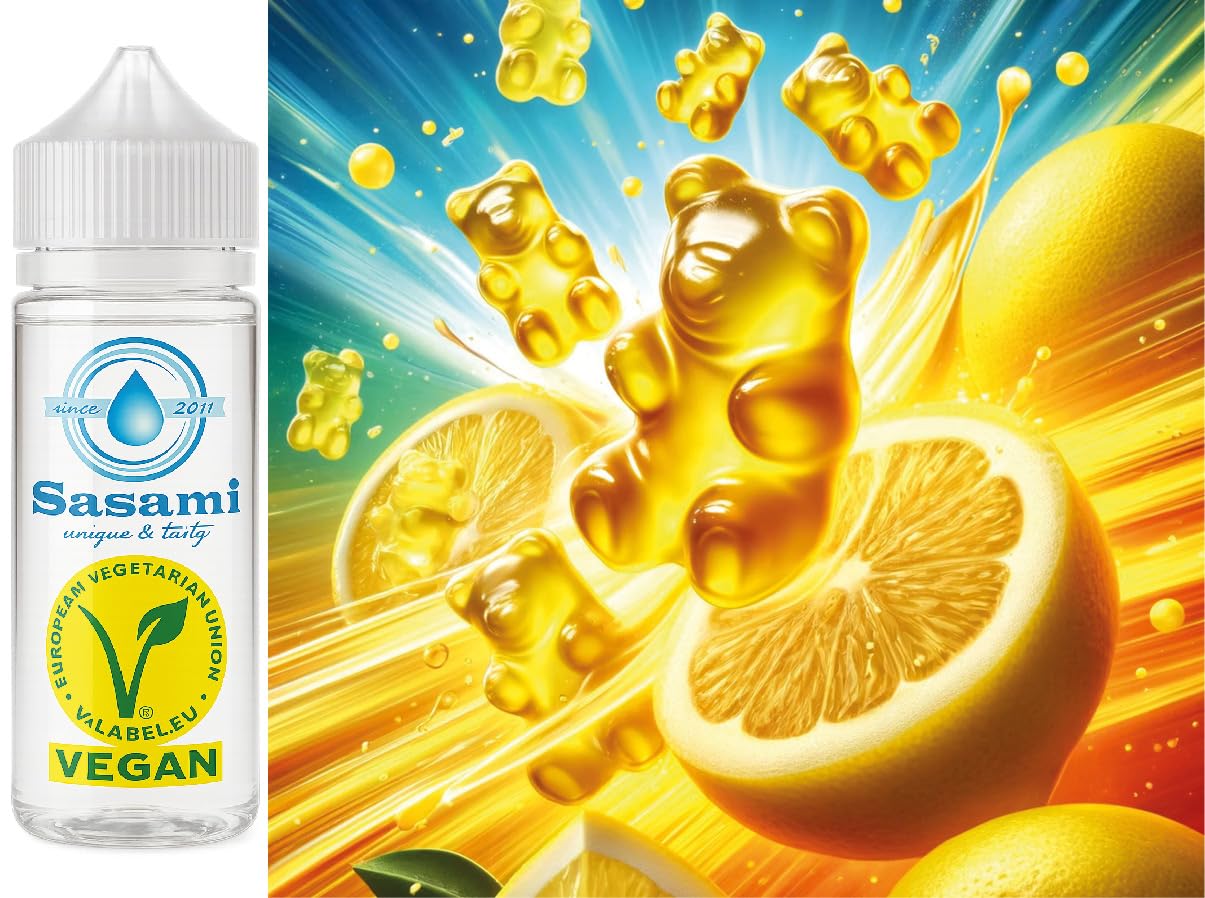 Gummibärchen Zitrone Aroma Konzentrat - Vegan - Sasami - 100ml
