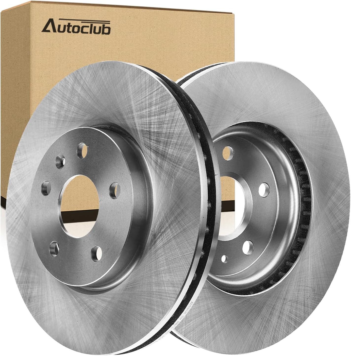AUTOCLUB Front Brake Rotors for 2014 2015 2016 2017 2018 2019 2020 Chevrolet Impala, for Chevy Malibu Camaro Equinox, Buick Allure LaCrosse Regal, GMC Terrain Brakes, Replacement 12.64" Front