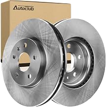 AUTOCLUB Pair 12.64" Front Brake Rotors Compatible with 10-17 Chevy Equinox