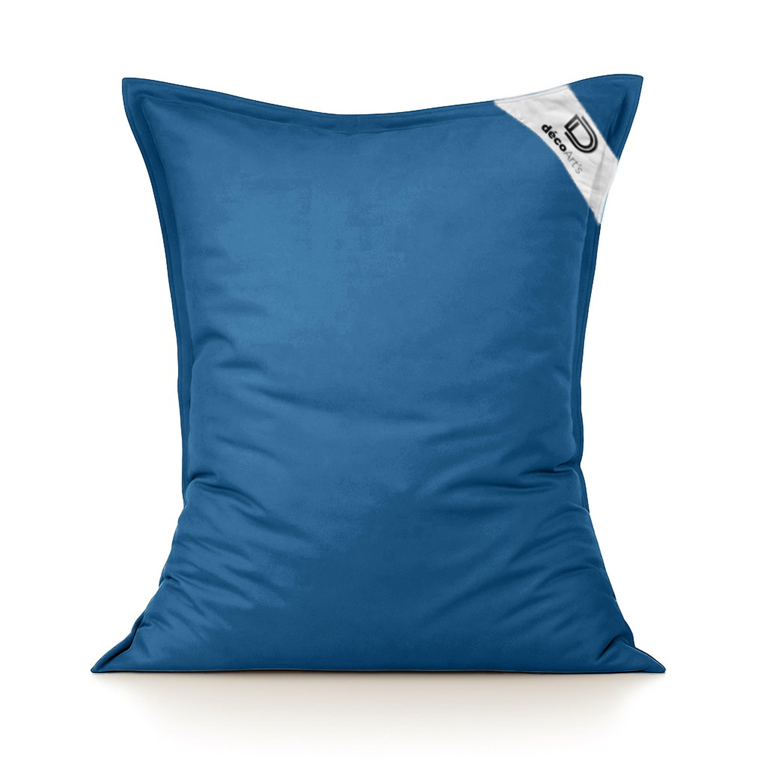 Housse pour Pouf Géant XL 120x80cm AntiUV Bleu Pétrole
